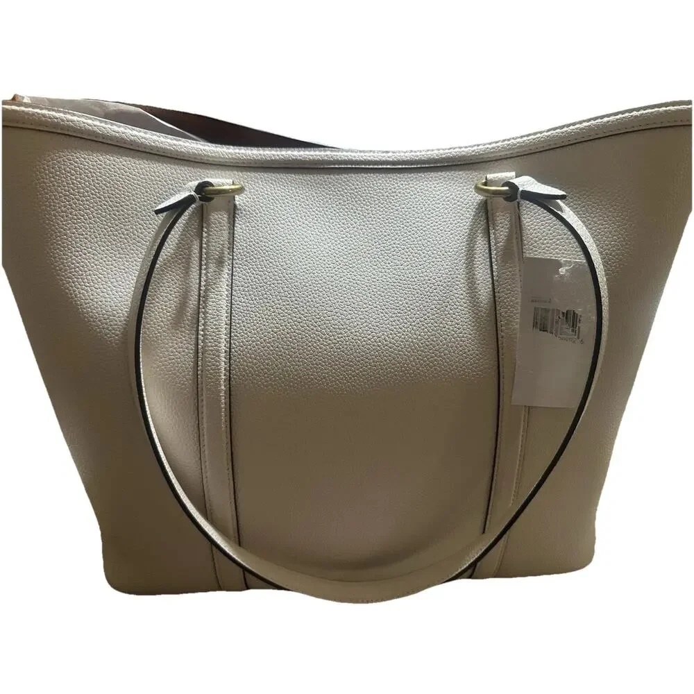 NWT Michael Kors Legacy LGCY Tote Gray Pebbled Leather Bag MSRP $295